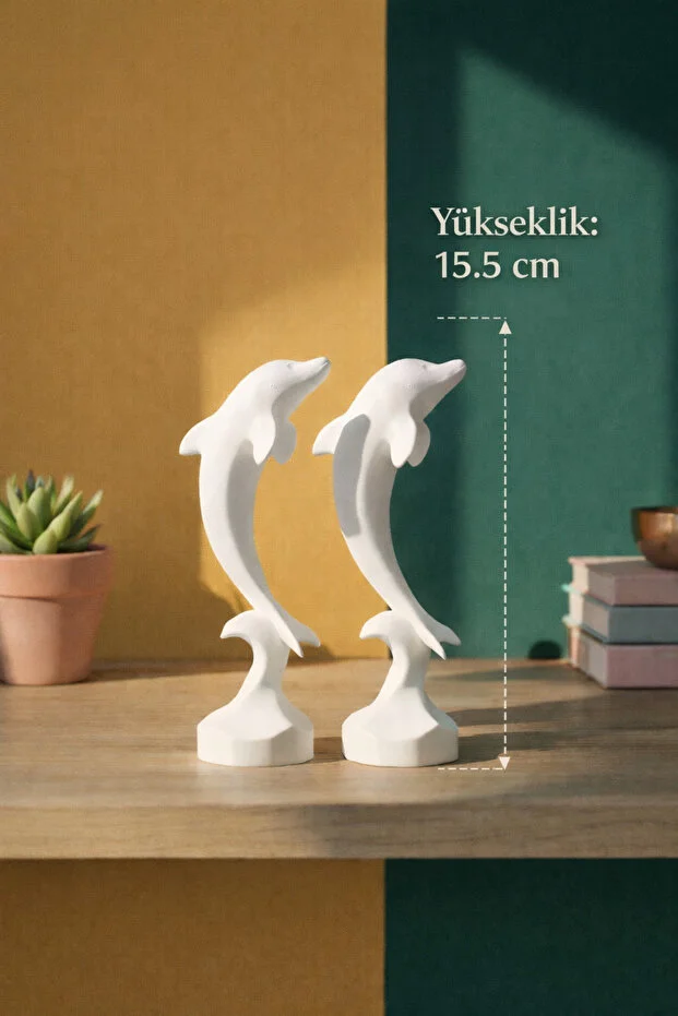 Dekoratif İkili Yunus Seti | Minimal & Modern Tasarım